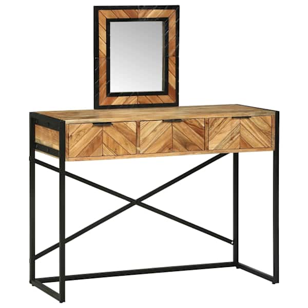 vidaXL Riietumislaud Pruun 100 x 40 x 120 cm Tugev akatsiapuu