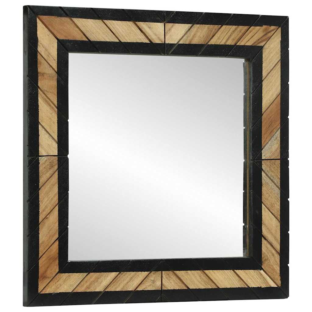 Spejle 2 stk 50x2x50 cm Solid Træ Akacie