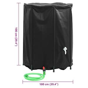 Nádrž na vodu s kohoutkem skládací 750 l PVC - obrázek 10