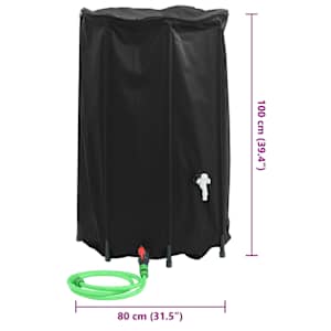 Nádrž na vodu s kohoutkem skládací 500 l PVC - obrázek 10