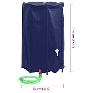 Nádrž na vodu s kohoutkem skládací 500 l PVC - obrázek 10