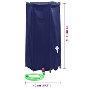 Nádrž na vodu s kohoutkem skládací 100 l PVC - obrázek 10