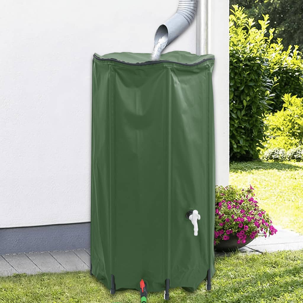 vidaXL Wassertank mit Wasserhahn Faltbar 380 L PVC