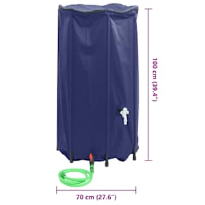 Nádrž na vodu s kohoutkem skládací 380 l PVC - obrázek 10