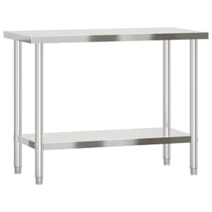 Kuchyňský pracovní stůl 110 x 55 x 85 cm nerezová ocel - obrázek 7