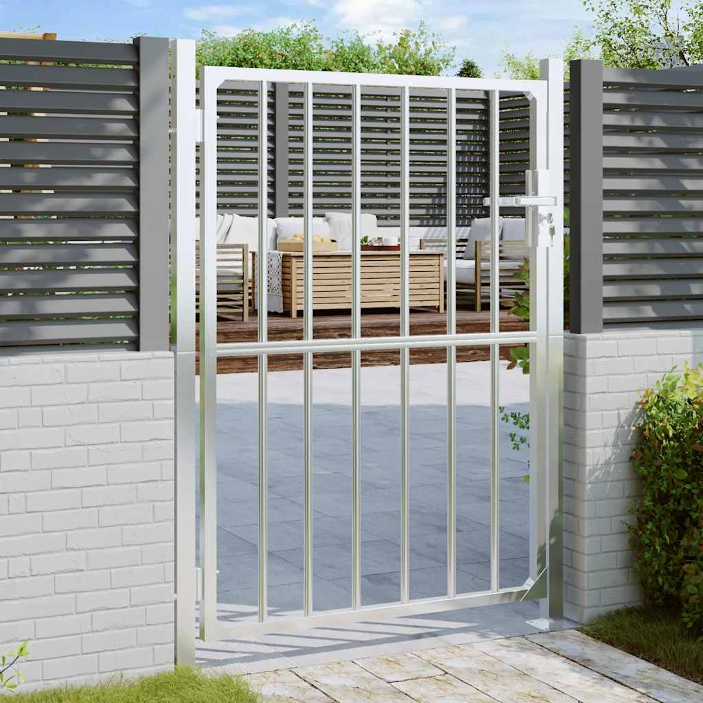 vidaXL Gartentor 85x145 cm Edelstahl