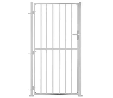 vidaXL Puerta de jard&iacute;n 100x175 cm de acero inoxidable