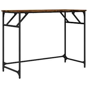 Psací stůl kouřový dub 100 x 45 x 76 cm kompozitní dřevo a ocel - obrázek 2