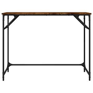 Psací stůl kouřový dub 100 x 45 x 76 cm kompozitní dřevo a ocel - obrázek 5