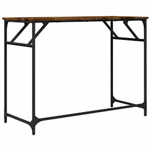 Psací stůl kouřový dub 100 x 45 x 76 cm kompozitní dřevo a ocel - obrázek 7
