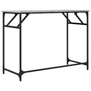 Psací stůl šedý sonoma 100 x 45 x 76 cm kompozitní dřevo a ocel - obrázek 7