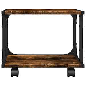 Stojan na tiskárnu 2patrový kouřový dub 41x28x33,5 cm kompozit - obrázek 7