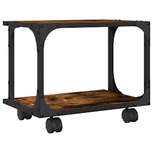 Stojan na tiskárnu 2patrový kouřový dub 41x28x33,5 cm kompozit - obrázek 9