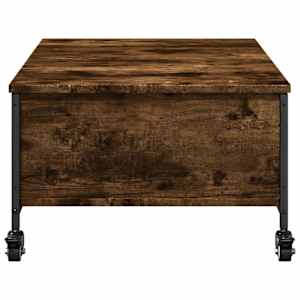 Konferenční stolek na kolečkách kouřový dub 91x55x34cm kompozit - obrázek 8