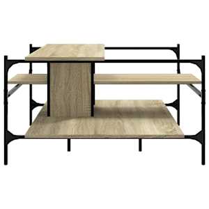 Konferenční stolek dub sonoma 100x100x48,5 cm kompozitní dřevo - obrázek 6