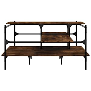 Konferenční stolek kouřový dub 100x100x48,5 cm kompozitní dřevo - obrázek 5