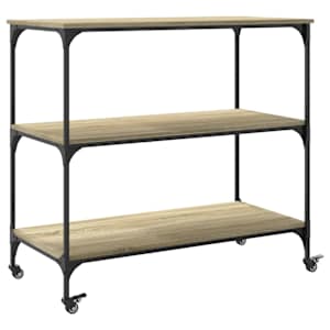 Kuchyňský vozík dub sonoma 102 x 50 x 95 cm kompozitní dřevo - obrázek 9