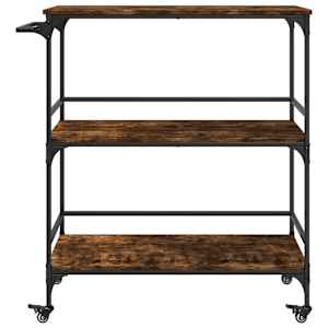 Kuchyňský vozík kouřový dub 100,5x50x105 cm kompozitní dřevo - obrázek 7