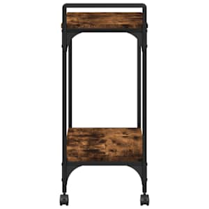 Kuchyňský vozík kouřový dub 60,5x31x72,5 cm kompozitní dřevo - obrázek 8