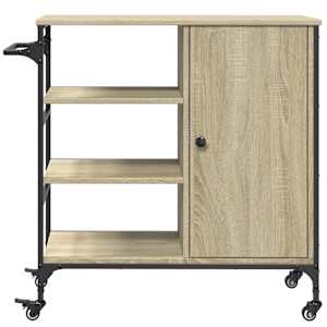 Kuchyňský vozík dub sonoma 87,5x38,5x84,5 cm kompozitní dřevo - obrázek 8