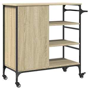 Kuchyňský vozík dub sonoma 87,5x38,5x84,5 cm kompozitní dřevo - obrázek 11