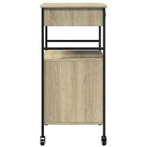 Kuchyňský vozík dub sonoma 56 x 43 x 89,5 cm kompozitní dřevo - obrázek 10