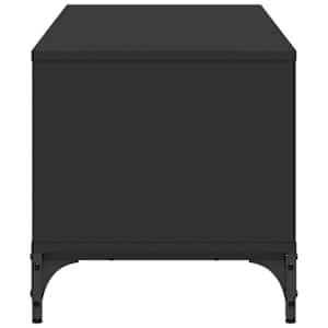 TV stolek černý 102x40x41 cm kompozit a práškově lakovaná ocel - obrázek 6