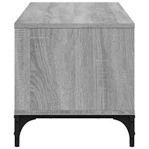 TV stolek šedý sonoma 102 x 40 x 41 cm kompozitní dřevo a ocel - obrázek 6