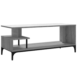 TV stolek šedý sonoma 102 x 40 x 41 cm kompozitní dřevo a ocel - obrázek 7