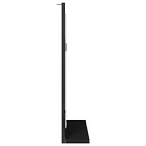Koupelnové zrcadlo s poličkou černé 50 x 12 x 60 cm kompozit - obrázek 5