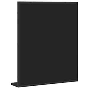 Koupelnové zrcadlo s poličkou černé 50 x 12 x 60 cm kompozit - obrázek 6