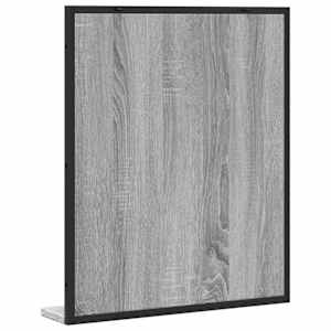 Koupelnové zrcadlo s poličkou šedé sonoma 50x12x60 cm kompozit - obrázek 6