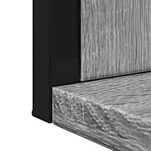 Koupelnové zrcadlo s poličkou šedé sonoma 50x12x60 cm kompozit - obrázek 7