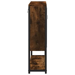 Koupelnová skříňka se zrcadlem kouřový dub 60x16x60 cm kompozit - obrázek 7