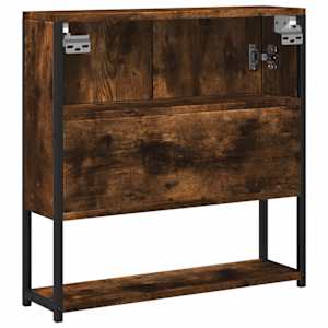 Koupelnová skříňka se zrcadlem kouřový dub 60x16x60 cm kompozit - obrázek 8