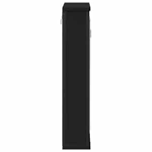 Koupelnová skříňka se zrcadlem černá 42 x 12 x 60 cm kompozit - obrázek 6