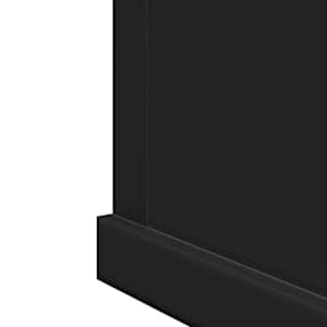 Koupelnová skříňka se zrcadlem černá 42 x 12 x 60 cm kompozit - obrázek 10
