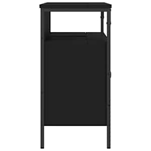 Koupelnová skříňka pod umyvadlo černá 80x30x60 cm kompozit - obrázek 7