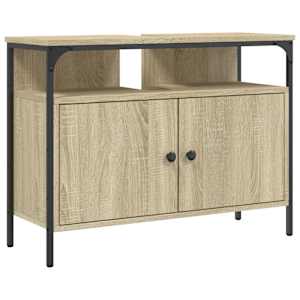 Koupelnová skříňka pod umyvadlo dub sonoma 80x30x60 cm kompozit - obrázek 2