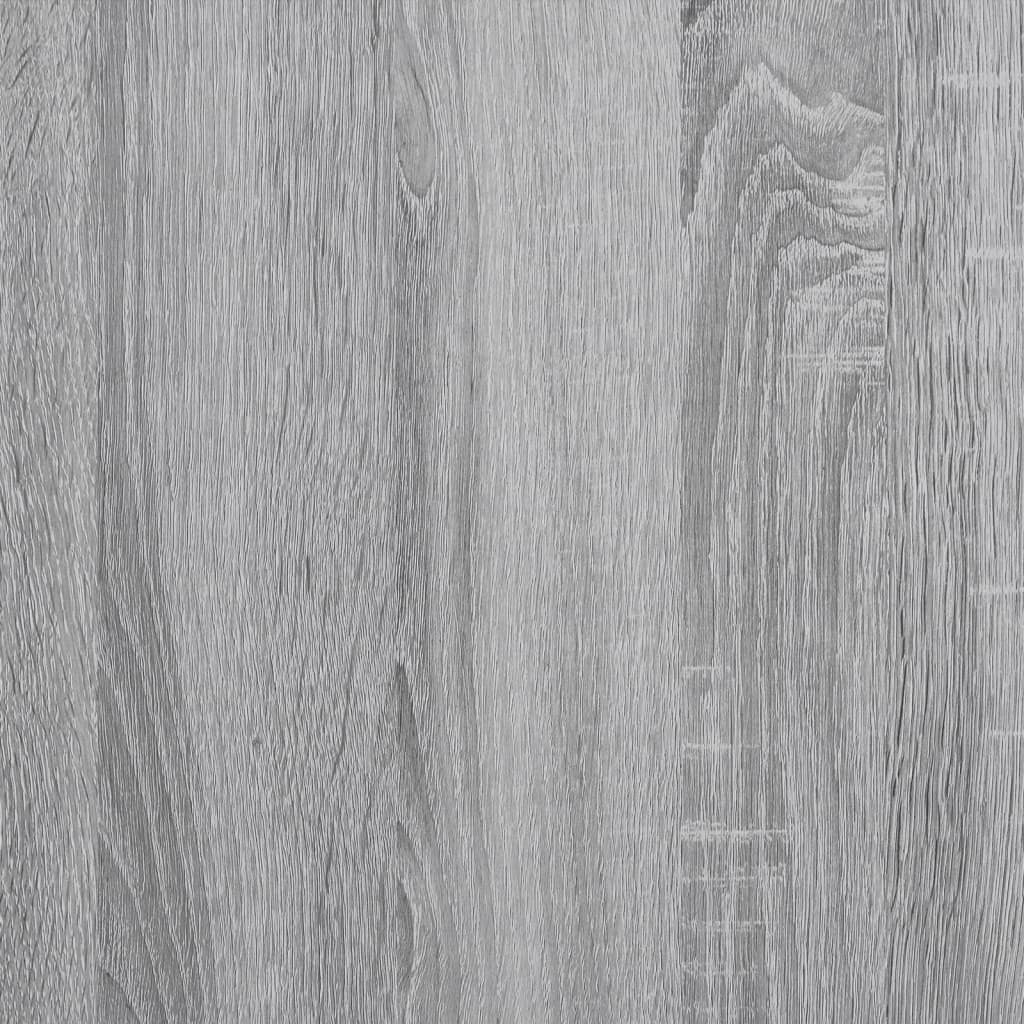 Szürke sonoma szerelt fa fürdőszobai mosdószekrény 60x30x60 cm 