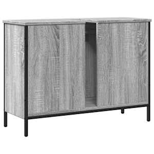 Koupelnová skříňka pod umyvadlo šedá sonoma 80x30x60cm kompozit - obrázek 8