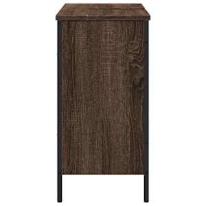 Koupelnová skříňka pod umyvadlo hnědý dub 80x30x60 cm kompozit - obrázek 7