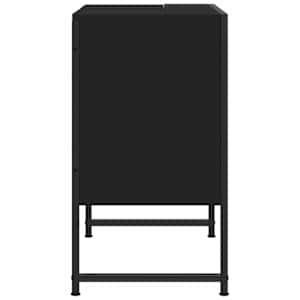 Koupelnová skříňka pod umyvadlo černá 60x33x60 cm kompozit - obrázek 8
