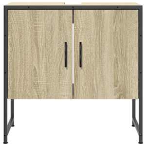 Koupelnová skříňka pod umyvadlo dub sonoma 60x33x60 cm kompozit - obrázek 4
