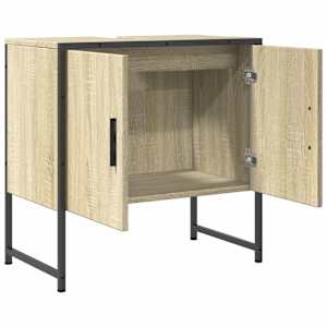 Koupelnová skříňka pod umyvadlo dub sonoma 60x33x60 cm kompozit - obrázek 5