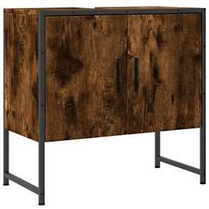 Koupelnová skříňka pod umyvadlo kouřový dub 60x33x60cm kompozit - obrázek 2