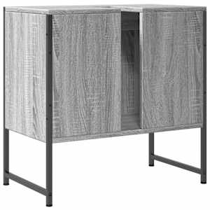 Koupelnová skříňka pod umyvadlo šedá sonoma 60x33x60cm kompozit - obrázek 8