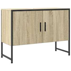Koupelnová skříňka pod umyvadlo dub sonoma 80x33x60 cm kompozit - obrázek 2