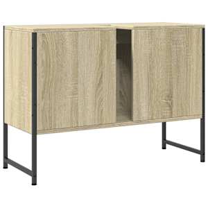 Koupelnová skříňka pod umyvadlo dub sonoma 80x33x60 cm kompozit - obrázek 6