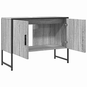 Koupelnová skříňka pod umyvadlo šedá sonoma 80x33x60cm kompozit - obrázek 6